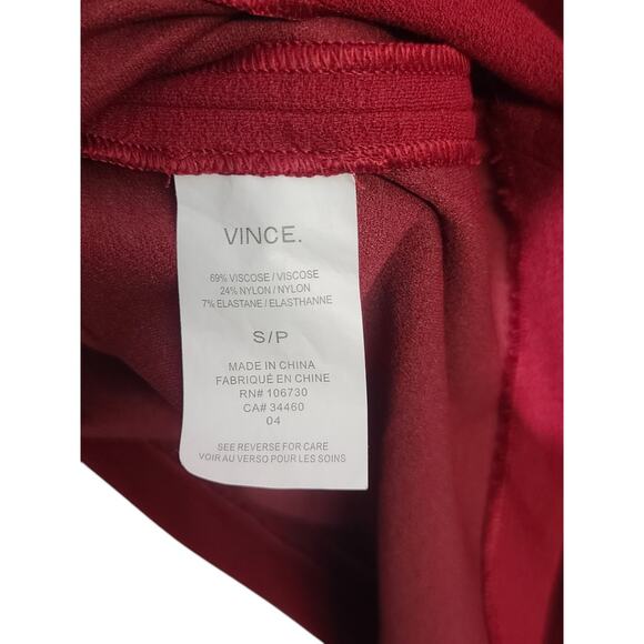 Vince 3/4 Sleeve Boucle Sheath Dress Red - Picture 5 of 5